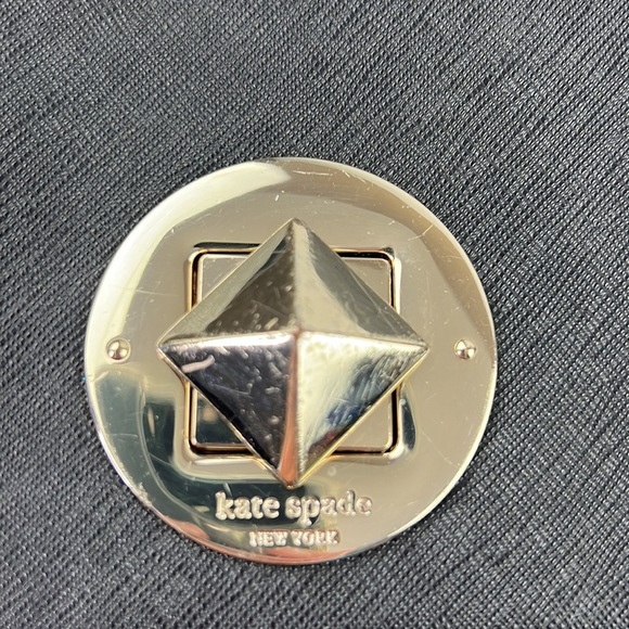 Kate Spade New York Saffiano Leather Turn-Lock Crossbody Mini Bag Purse - Picture 2 of 7